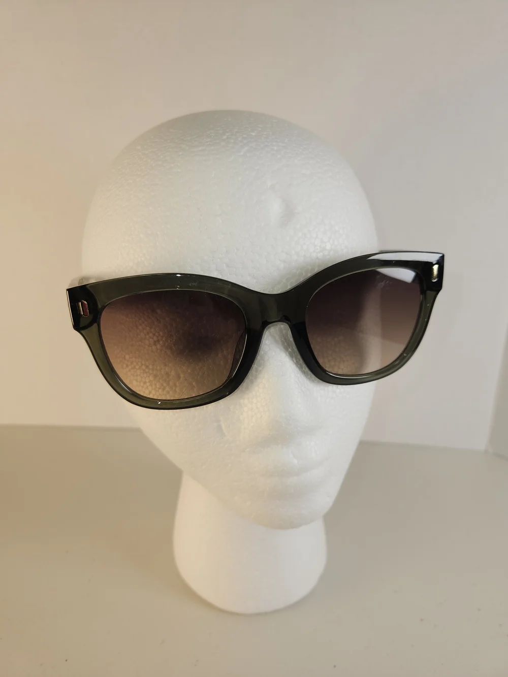 Jones New York Olive Green Oversized Women's Sunglasses
